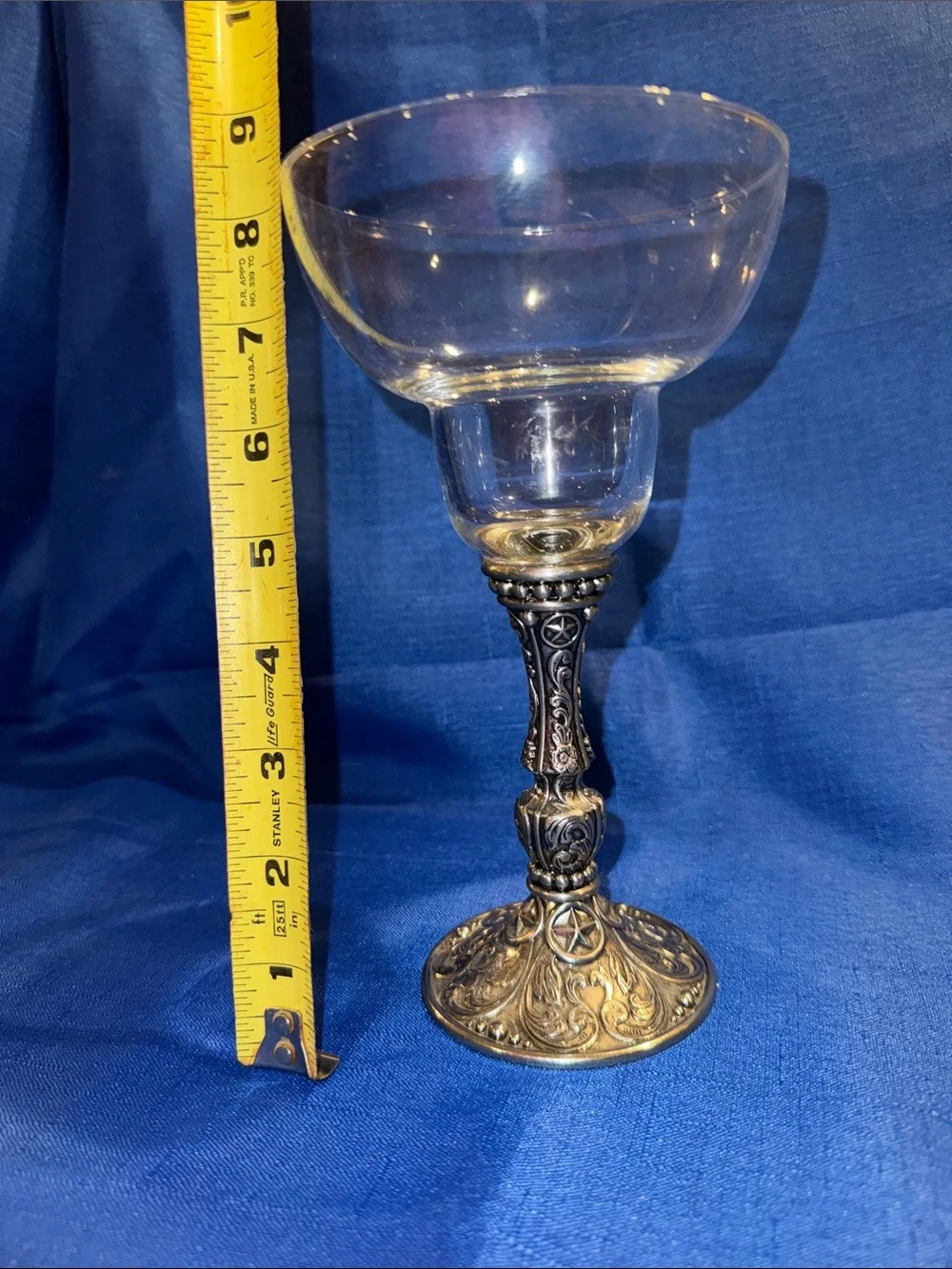 Western Moments Silverado Stemware - Margarita Glasses - Set of 2 - New in Box
